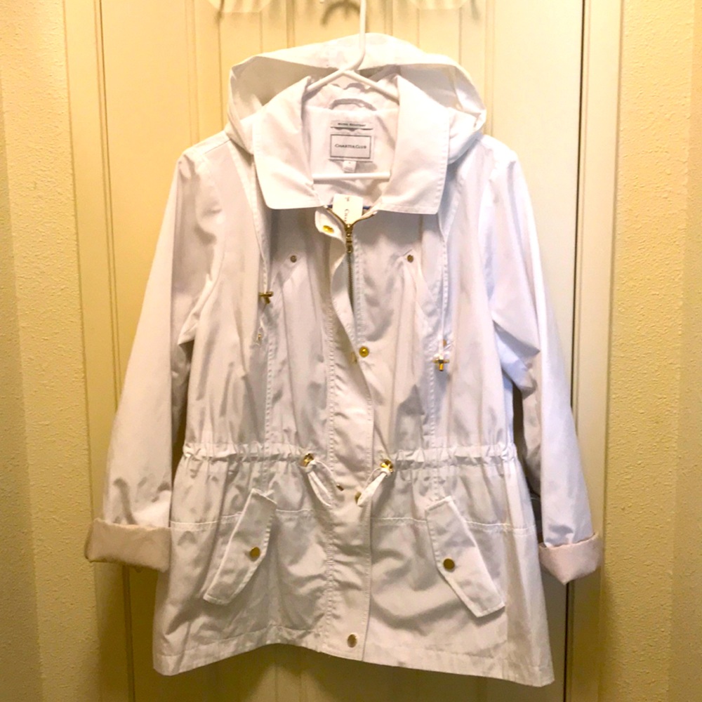 BNWT Charter Club Jacket w/ hood